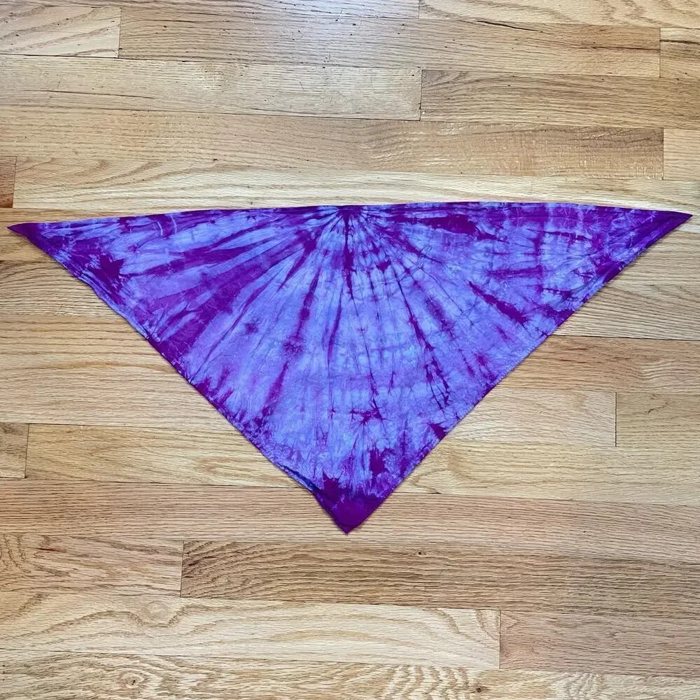 Handmade bandana hand crafted tie dye dog doggie puppy